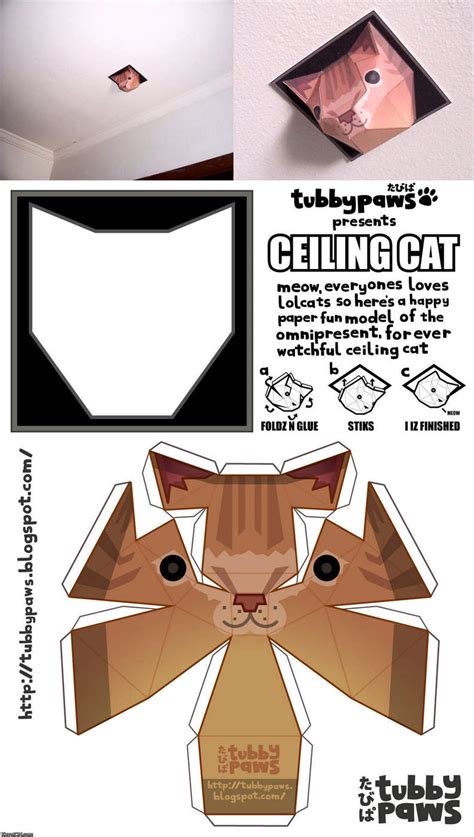 Ceiling Cat Printable